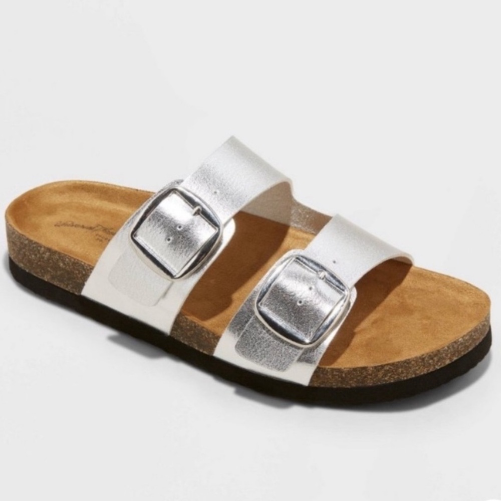 Universal Thread Devin Two Band Footbed Sandals